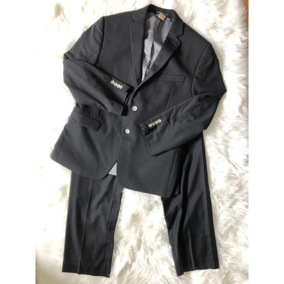 Calvin Klein Other - Calvin Klein Black Wool Suit Blazer Pants 40S 33